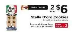 ShopRite Stella D'oro Cookies offer