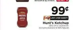 ShopRite Hunt's Ketchup offer