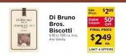 ShopRite Di Bruno Bros. Biscotti offer