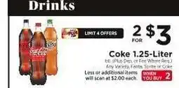 ShopRite Coke 1.25-Liter offer