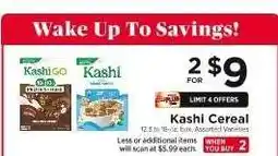 ShopRite Kashi Cereal offer
