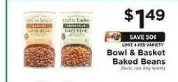 ShopRite Bowl & Basket Baked Beans offer