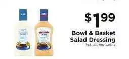 ShopRite Bowl & Basket Salad Dressing offer