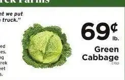 ShopRite Green Cabbage offer
