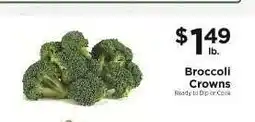 ShopRite Broccoli Crowns offer
