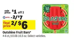 Meijer Outshine Fruit Bars offer
