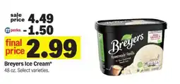 Meijer Breyers Ice Cream offer