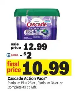 Meijer Cascade Action Pacs offer