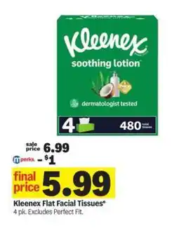 Meijer Kleenex Flat Facial Tissues offer