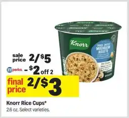 Meijer Knorr Rice Cups offer