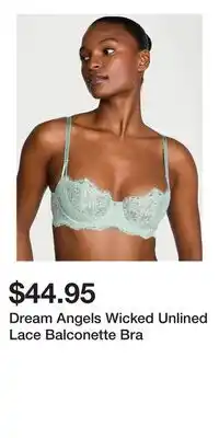 Victoria's Secret Dream Angels Wicked Unlined Lace Balconette Bra offer