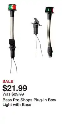Cabela's Bass Pro Shops Plug-In Bow Light with Base offer