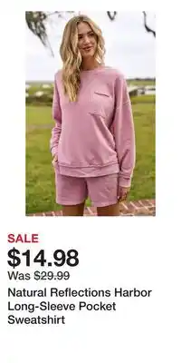 Cabela's Natural Reflections Harbor Long-Sleeve Pocket Sweatshirt offer