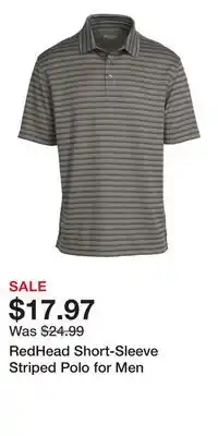 Cabela's RedHead Short-Sleeve Striped Polo for Men offer