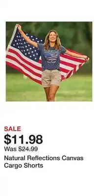 Cabela's Natural Reflections Canvas Cargo Shorts offer