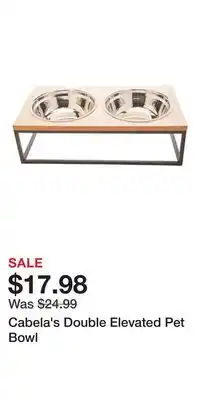 Cabela's Cabela's Double Elevated Pet Bowl offer
