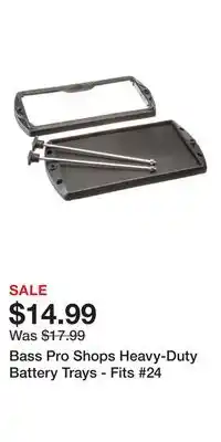 Cabela's Bass Pro Shops Heavy-Duty Battery Trays - Fits #24 offer