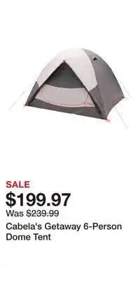 Cabela's Cabela's Getaway 6-Person Dome Tent offer