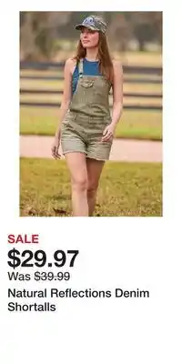 Cabela's Natural Reflections Denim Shortalls offer