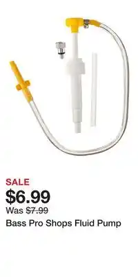 Cabela's Bass Pro Shops Fluid Pump offer