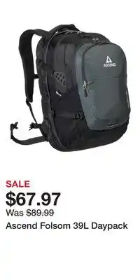 Cabela's Ascend Folsom 39L Daypack offer