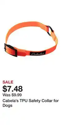 Cabela's Cabela's TPU Safety Collar for Dogs offer
