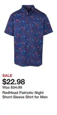 Cabela's RedHead Patriotic Night Short-Sleeve Shirt for Men offer