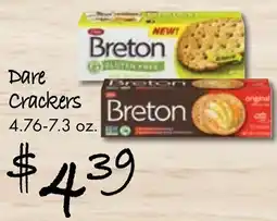 Gristedes Dare crackers offer