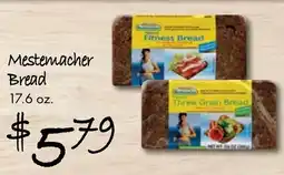 Gristedes Mestemacher bread offer
