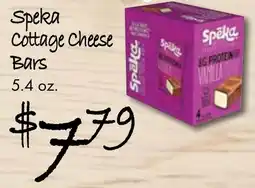 Gristedes Speka cottage cheese bars offer