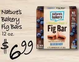 Gristedes Nature's bakery fíg bars offer
