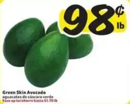Fresco y Más Green skin avocado offer