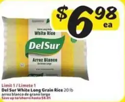 Fresco y Más Del sur white long grain rice offer