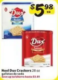 Fresco y Más Noel dux crackers offer