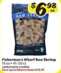 Fresco y Más Fisherman's wharf raw shrimp offer