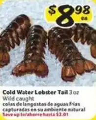Fresco y Más Cold water lobster tail offer