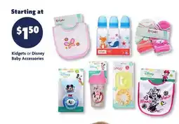 Family Dollar Kidgets or Disney Baby Accessories offer