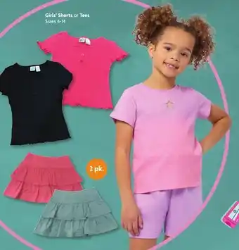 Family Dollar Girls' Shorts or Tees offer