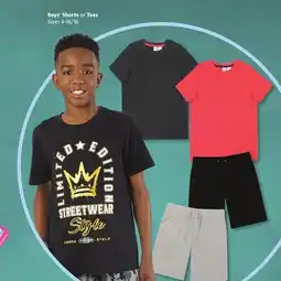 Family Dollar Boys' Shorts or Tees offer