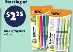 Family Dollar BIC Highlighters offer