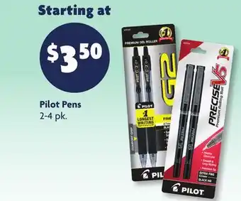 Family Dollar Pilot Pens offer