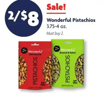 Family Dollar Wonderful Pistachios offer