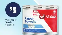 Family Dollar Value Paper Towels offer