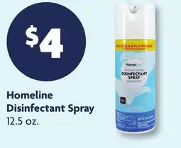 Family Dollar Homeline Disinfectant Spray offer