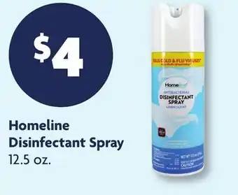 Family Dollar Homeline Disinfectant Spray offer
