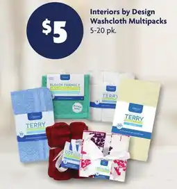 Family Dollar Interiors by Design Washcloth Multipacks offer