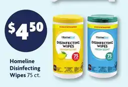 Family Dollar Homeline Disinfecting Wipes offer