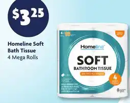 Family Dollar Homeline Soft Bath Tissue offer