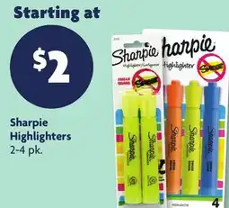 Family Dollar Sharpie Highlighters offer