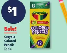 Family Dollar Crayola Colored Pencils offer